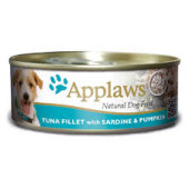 Applaws Tuna Fillet With Sardine & Pumpkin 吞拿魚沙甸魚南瓜狗罐頭 156g
